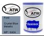Preview: Ford, Crystal Blue Metallic, MP / 6404: 500ml Lackdose, von ATW Autoteile West.